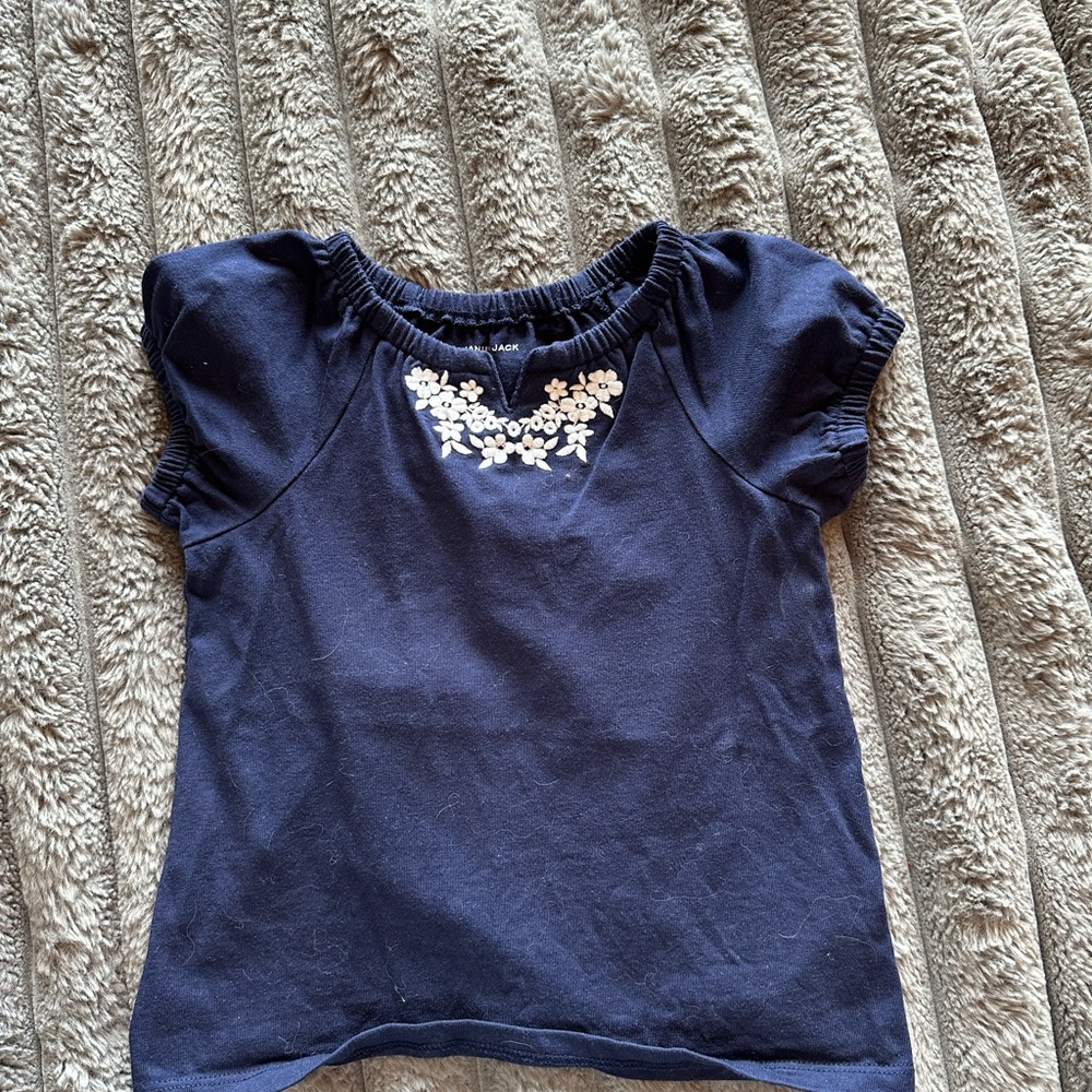 Janie and Jack embroidered shirt, size 6.